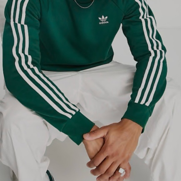 adidas Other - Adidas Men's Crewneck Sweater in Forest Green